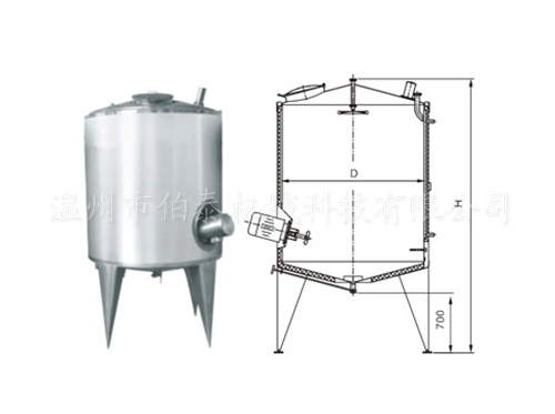 侧面搅拌储罐-保温罐